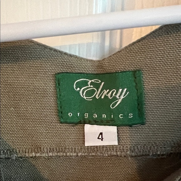Elroy Organics 100% Cotton Elegant Olive Green Dress - Picture 3 of 5